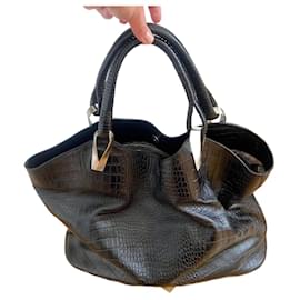 Grande borsa tote Kenzo in pelle nera