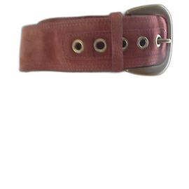 Gucci Alcantara-Gürtel in Pfirsich.