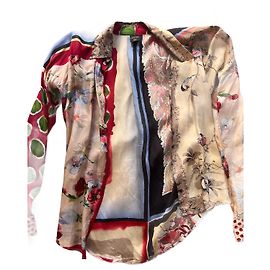 Gemusterte Bluse von Jean Paul Gaultier
