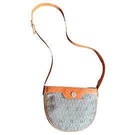 Christian Dior Monogramm Umhängetasche Braun Grau