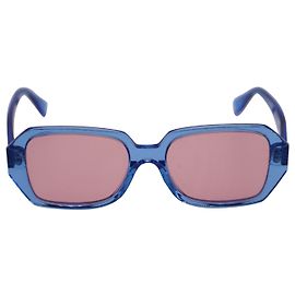Autre Marque Occhiali Rettangolari Limone Wagwan Bubbagum di Retrosuperfuture in Acetato Blu