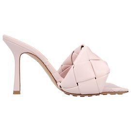 Mule Lido rosa di Bottega Veneta