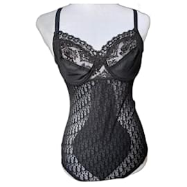 Body Dior Monograma Negro