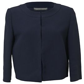 Bolero Alberta Ferretti in rayon blu navy