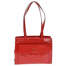 Céline Borsa a Spalla CELINE in Pelle Rossa Auth bs15049