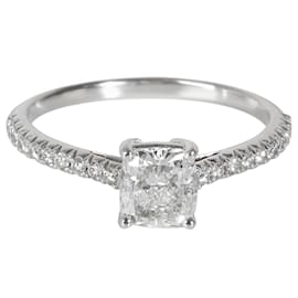 Anello di fidanzamento Tiffany & Co. Novo con diamante modificato a cuscino da 0,89 ct