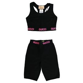 GUCCI - Gucci schwarzer Lycra-Sportanzug (XXS)