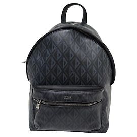 NUOVO ZAINO CHRISTIAN DIOR RIDER TOILE CD DIAMANTE NERO