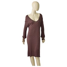 Autre Marque Vestido Laleh Fayaz Paisley Multicolor de Manga Larga