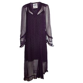 Autre Marque Baum et Pferdgarten, robe maxi transparente violette