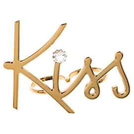 Anello doppio Lanvin Gold Kiss Jewel Oro
