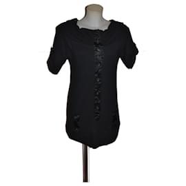Liu.Jo Kleid schwarz Baumwolle Viskose Größe 42
