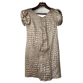 Abito Blumarine argento in lana
