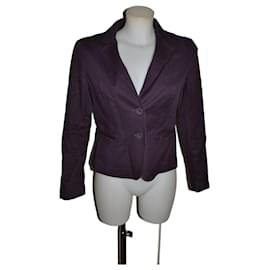 Impérial Jacke aus Baumwolle Dunkelviolett M