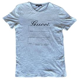 T-shirt Identité Gris Vintage 00s Gucci par Tom Ford