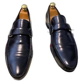 Mocassins Prada en cuir noir