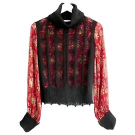 Blusa in seta e maglia Christian Dior x John Galliano Autunno 2002
