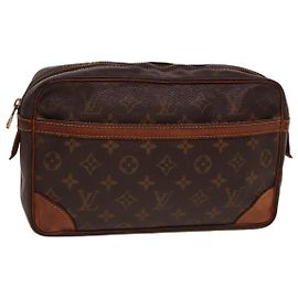 LOUIS VUITTON Clutch Compiegne 28 M51845 LV Auth 78672