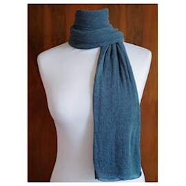 Schal aus Seide und Viskose in Teal - Autre Marque