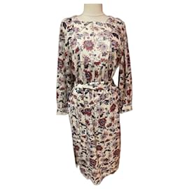 Vestido Soeur de Flores Multicolores de Algodón Talla 38