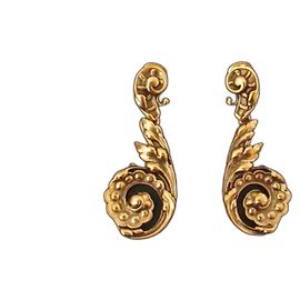 Orecchini Barocchi Oscar de la Renta 1980 Vintage Clip-on