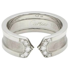 Cartier-Ring aus Weißgold und Diamanten (10)