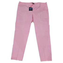 Marella gerade Baumwollhose rosa
