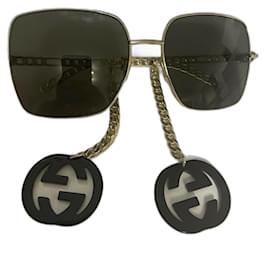 Gafas de sol Gucci GG1031S Marrón Claro Metal