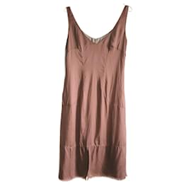 Isabel Marant Midikleid aus Viskose in Kupfer