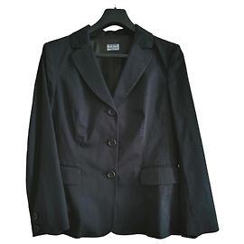 Blazer Philosophy Di Alberta Ferretti em algodão azul marinho