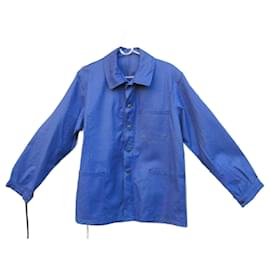 Autre Marque Giacca da lavoro in cotone blu Taglia M
