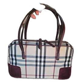 Burberry Borsa in velluto Haymarket.