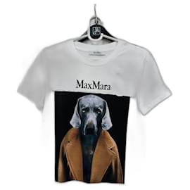 Camiseta Max Mara de algodón con estampado William Wegman