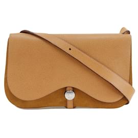 Hermès Borsa a spalla Hermes Sac Colorado MM in Toile H Marrone