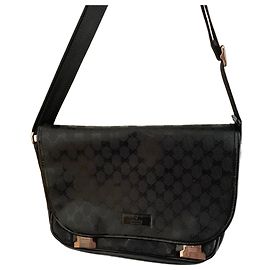 Cartella Gucci in pelle nera