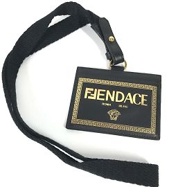 Versace FENDI Collaboration ID Holder Card Case