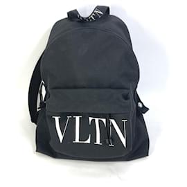 Zaino in tessuto nero Valentino