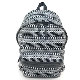 Mochila negra Saint Laurent Paris 435988