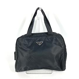 Borsa a mano Prada in tessuto nero