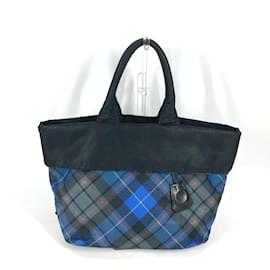 Borsa a spalla in tessuto nero Prada