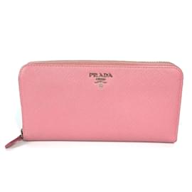 Prada rosa lange Brieftasche