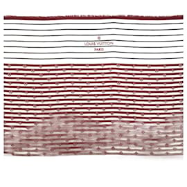 Stola in cotone bianco Louis Vuitton