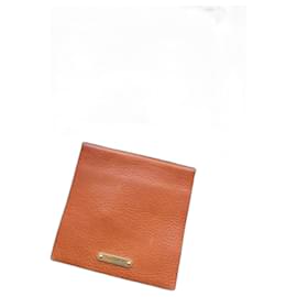 Autre Marque Caramel leather wallet. Unisex.