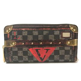 Louis Vuitton M63490 Transform do Damier Lange Geldbörse mit Reißverschluss