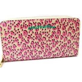 Cartera larga con cremallera Vernis Leopardo Louis Vuitton