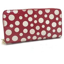 Cartera larga con cremallera Louis Vuitton Vernis Dot Infinity