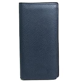 Portafoglio lungo bifold Louis Vuitton M58818 in blu navy