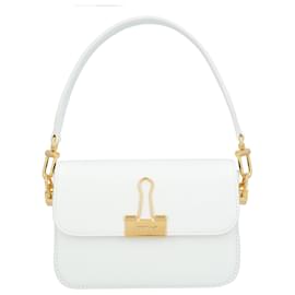 Borsa a spalla piccola Binder Off White