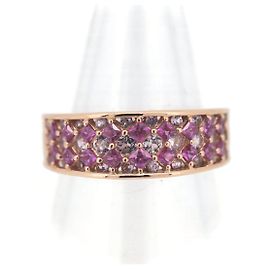 Autre Marque Anello in zaffiro rosa Au750 GSTV
