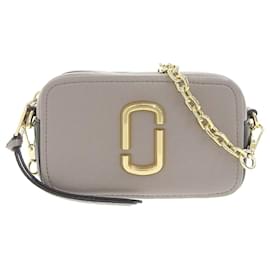 Autre Marque MARC JACOBS Borsa a spalla Softshot 17 in pelle grigia